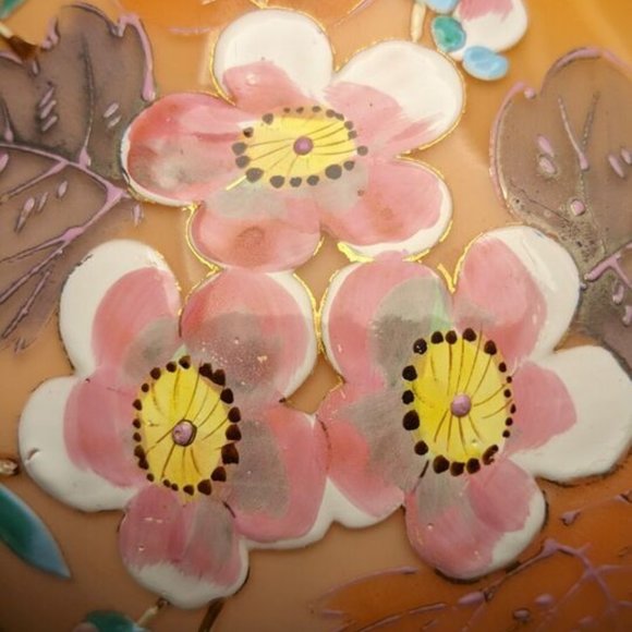 19th-Century Harrach Czech (Bohemia) Opal Vase -  Antique 11"- Hand-Enameled - Picture 4 of 16